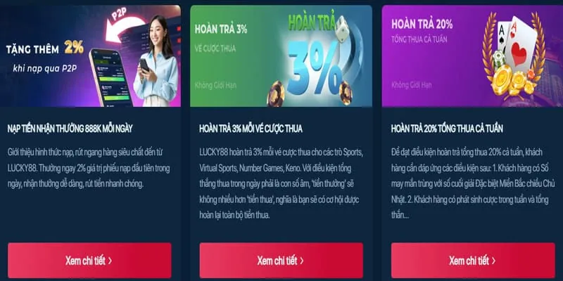 Hoàn Trả Thể Thao Hấp Dẫn lucky8 app